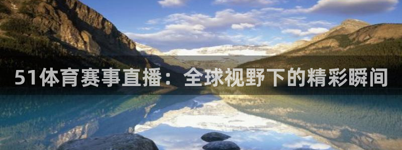 51体育赛事直播：全球视野下的精彩瞬间