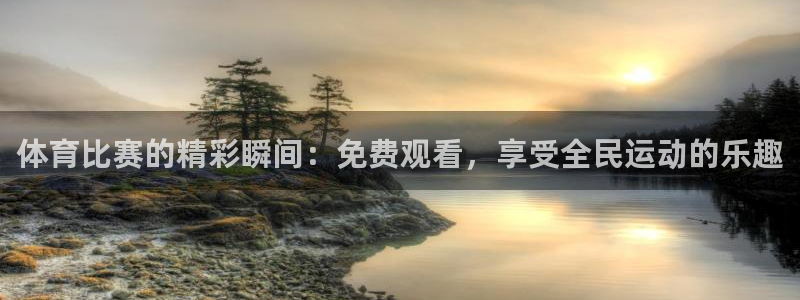 体育比赛的精彩瞬间：免费观看，享受全民运动的乐趣