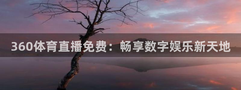 360体育直播免费：畅享数字娱乐新天地